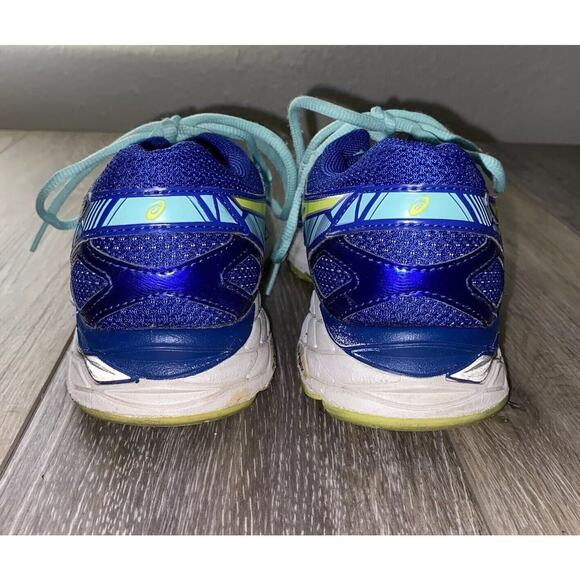ASICS Gel-Exalt 3 Blue Yellow T666N Womens US Size 6 Running Sneaker Shoes - Picture 7 of 10